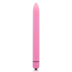 Glossy slim vibrador rosa intenso - - 2