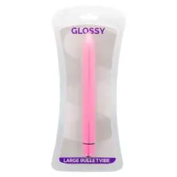 Glossy - slim vibrador rosa intenso Glossy - slim vibrador rosa intenso