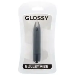 Glossy - thin vibrador negro Glossy - thin vibrador negro