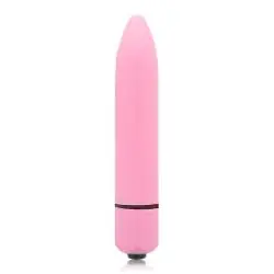 Glossy thin vibrador rosa intenso - - 2