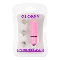 Glossy small bala vibradora rosa intenso - - 3 Glossy small bala vibradora rosa intenso - - 3