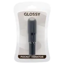 Glossy - pocket vibrador negro Glossy - pocket vibrador negro