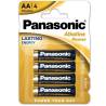 Blíster de 4 pilas Panasonic Alkaline Power AA LR6