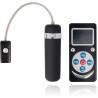 Bala Spirit Bullet Vibe negra, bala y mando con pantalla de frente