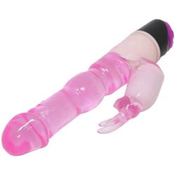 Waves of pleasure fantasy vibrador con rabbit 23cm - - 5