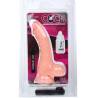 Cock dildo realistico con vibracion 21.6 cm - 4