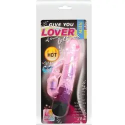 Baile - give you lover vibrador con rabbit rosa