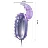 Super vibrator huevo vibrador con estimulador - 3