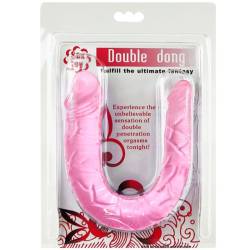 Baile double dong dildo doble rosa - - 5