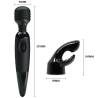 Baile sensual massager masajeador con cabezal intercambiable - 6