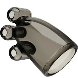 Baile - funda vibradora vibrating crystal cap ii