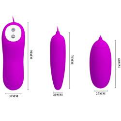 Pretty love irma huevo vibrador doble - - 4