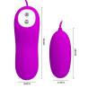 Medidas de huevo vibrador Pretty Love Eunice