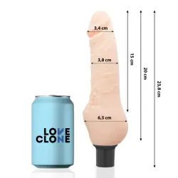 Loveclone - daven vibrador realístico self lubrication 23.8 cm -o- 3.8 cm Loveclone - daven vibrador realístico self lubrication 23.8 cm -o- 3.8 cm