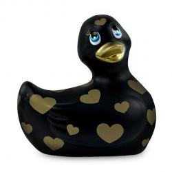 I rub my duckie 2.0 | pato vibrador romance (black & gold)