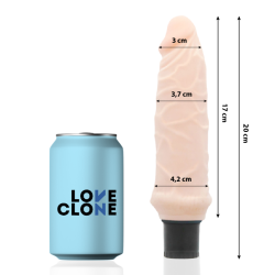 Loveclone - ivar vibrador realístico self lubrication 20 cm -o- 3.7 cm Loveclone - ivar vibrador realístico self lubrication 20 cm -o- 3.7 cm