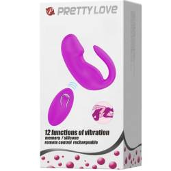 Caja de vibrador Pretty Love en forma de C