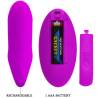 Vibrador Pretty Love en forma de C: carga del vibrador y pila del mando