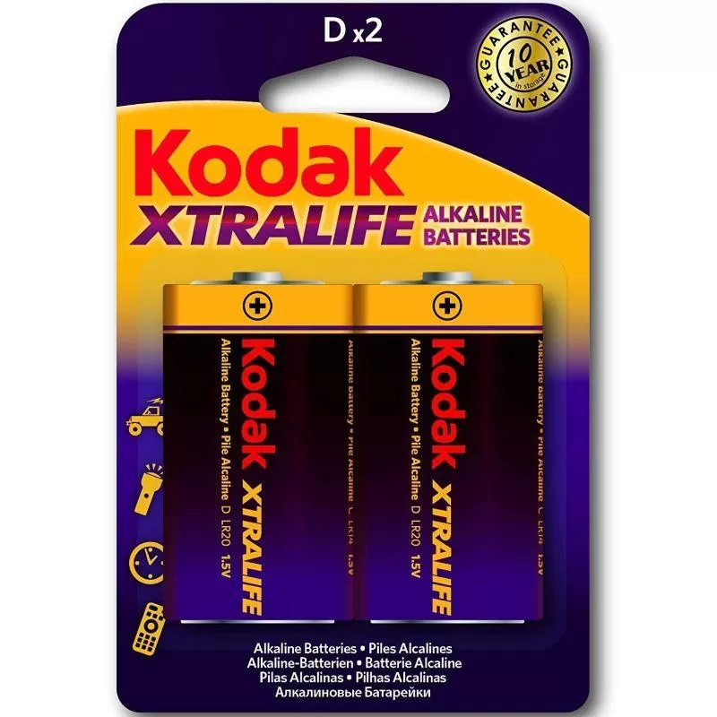 Kodak xtralife pilas alcalinas d lr20 1.5v Kodak xtralife pilas alcalinas d lr20 1.5v