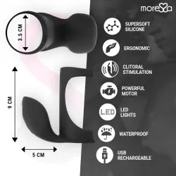 Moressa brandon anillo vibrador con funda - - 5