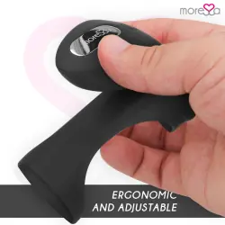 Moressa - brandon potente anillo vibrador con funda de engrosamiento masculino