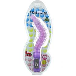 Blíster del vibrador Baile Thorn Dragon lila
