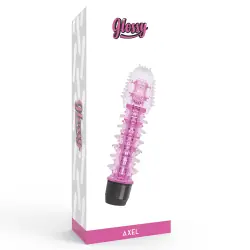 Glossy - axel vibrador rosa