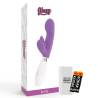 Caja del Glossy Elvis lila con sus pilas