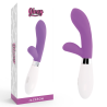 Vibrador rabbit Glossy Jackson lila con su caja