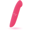 Vibrador Glossy Phil rosa visto de lado