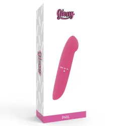 Glossy - phil vibrador rosa