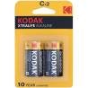 Kodak xtralife pilas alcalinas c x 2 unds - 1