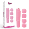 Masajeador Glossy Kurt rosa con su caja
