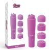 Masajeador Glossy Kurt lila con su caja