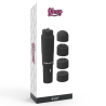 Caja del masajeador Glossy Kurt negro