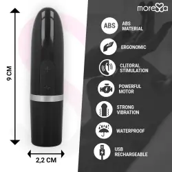 Moressa - ivy masajeador simulador labial de viaje negro