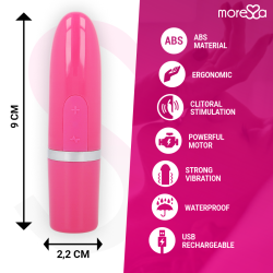 Moressa ivy vibrador estimulador viaje rosa - - 5