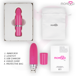 Moressa ivy vibrador estimulador viaje rosa - - 7