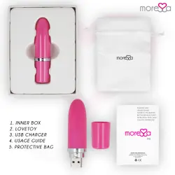Moressa - ivy masajeador simulador labial de viaje rosa