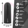 Moressa nix vibrador control remoto negro - 5