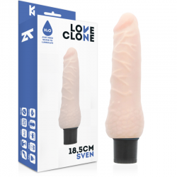 Loveclone sven self lubrication vibrador 18.5cm