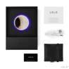 Contenido de LELO ORA 3 azul con cable USB, bolsa y manual