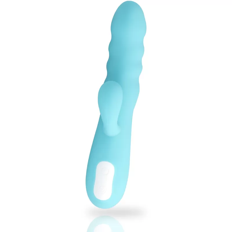 Mia eiffel vibrador rotador azul turquesa