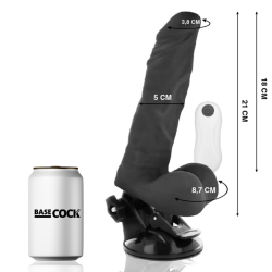 Basecock - vibrador articulable control remoto natural 21 cm -  - 15