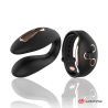 Dual Pleasure negro/gold junto a su reloj