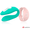 Wearwatch vibrador dual technology watchme agua marina / rosoral - 2