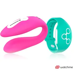 Wearwatch - vibrador dual technology watchme fucsia / agua marina
