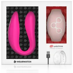 Wearwatch - vibrador dual technology watchme fucsia / rosa