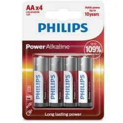Philips power alkaline pila aa lr6 blister*4 Philips power alkaline pila aa lr6 blister*4