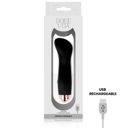 Dolce vita vibrador recargable one negro 10 velocidades - 4